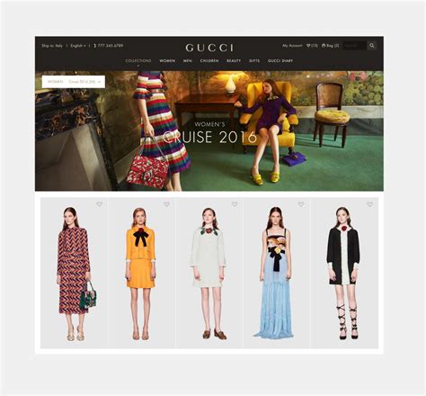 online negozi abbigliamento gucci|gucci official website.